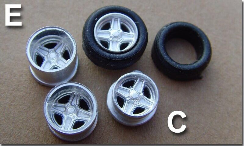Alufelge Silber - Tyco - Set C+E