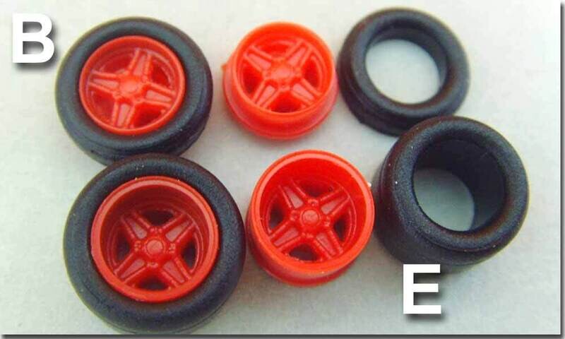 Alufelge Rot Tjet - Set B+E