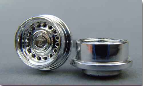 Stahlfelge Chrom Faller - Typ B - 1Stück