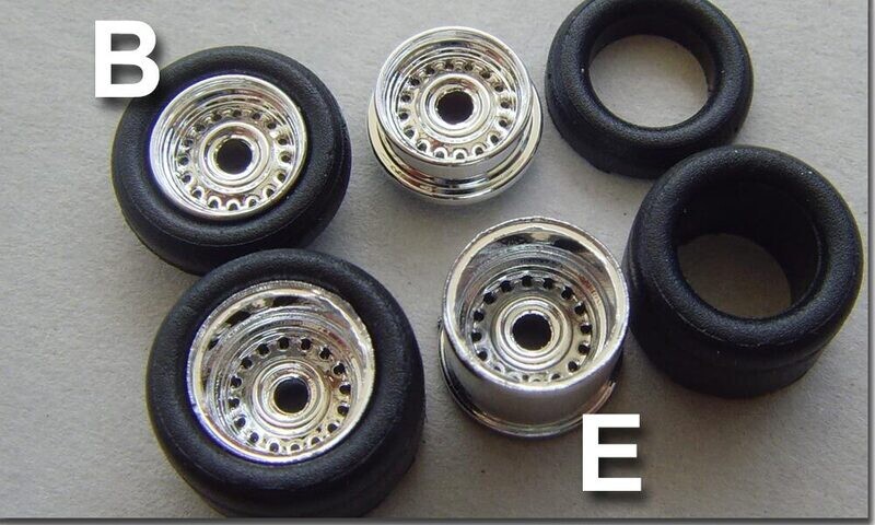 Stahlfelge Chrom Tjet - Set B+E