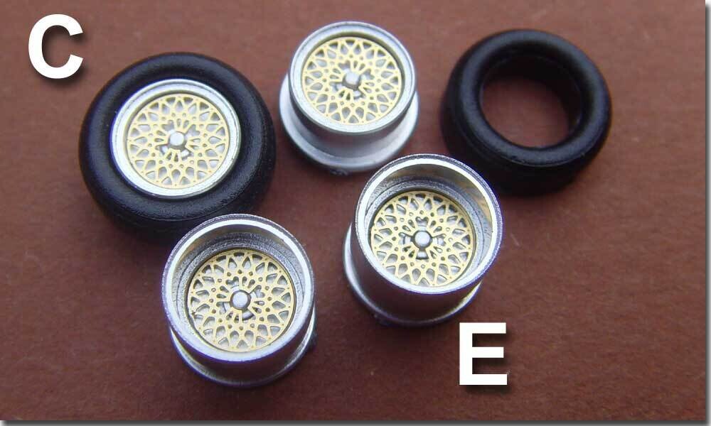BBS Zentralmutter Gold Tyco - Set C+E