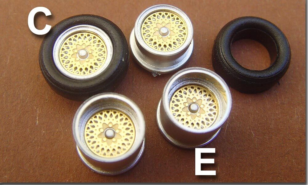 BBS 5-Loch Gold Tyco - Set C+E