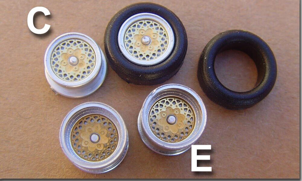 BBS 4-Loch Gold Tyco - Set C+E