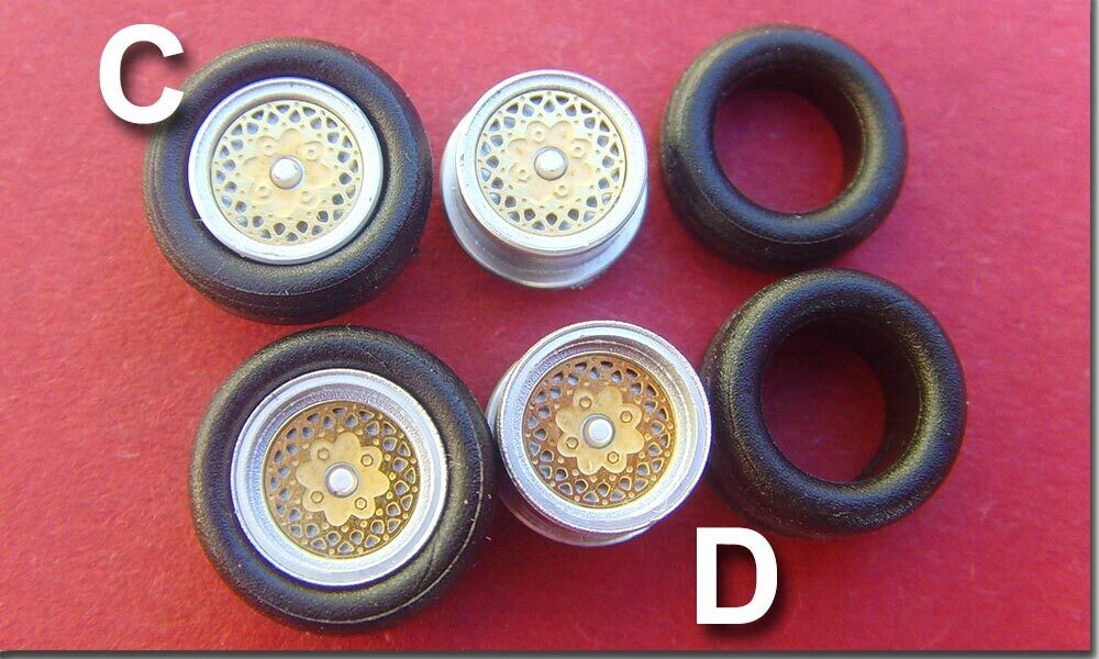 BBS 4-Loch Gold Tjet - Set C+D