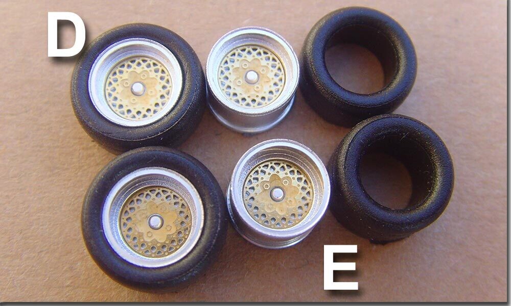BBS 4-Loch Gold Tjet - Set D+E
