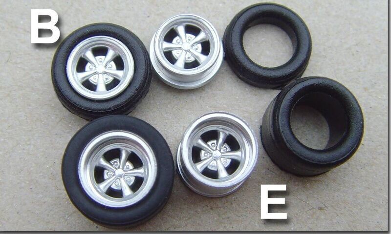 Cragar Sport Silber Tjet - Set B+E
