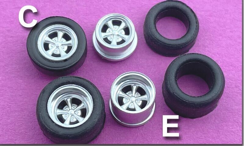 Cragar Sport Silber Tjet - Set C+E