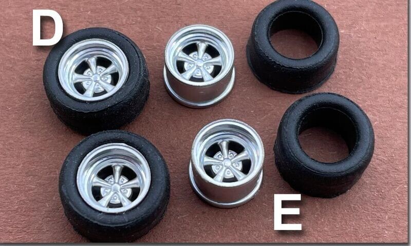 Cragar Sport Silber Tjet - Set D+E