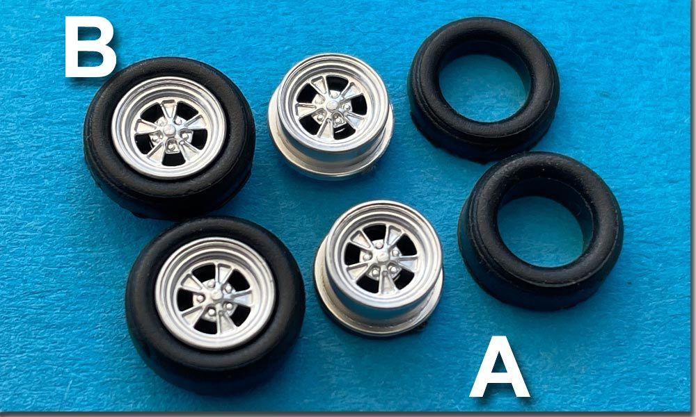 Cragar Eliminator Silber Tjet - Set B+A