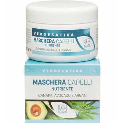 VERDESATIVA -Maschera nutriente per capelli Canapa Avocado e Argan 200 ml