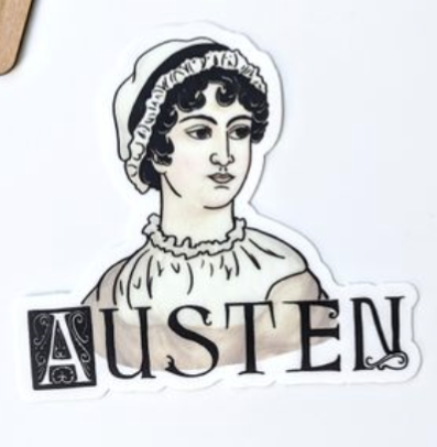 Jane Austen Vinyl Decal