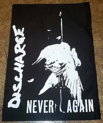 Discharge - Never Again Back Patch
