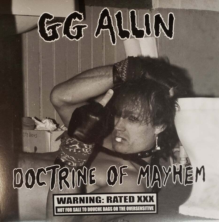 GG ALLIN - Doctrine Of Mayhem LP (Black Vinyl w/Inserts)