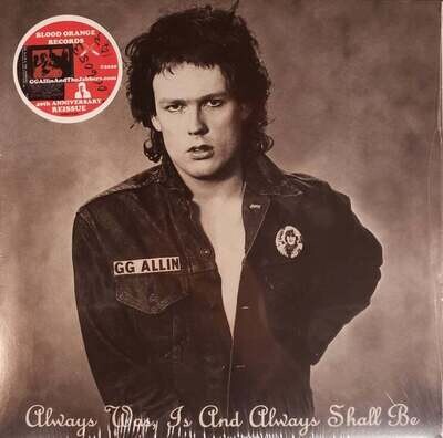 GG ALLIN - Always Was, Is And Always Shall Be LP (Black Vinyl)