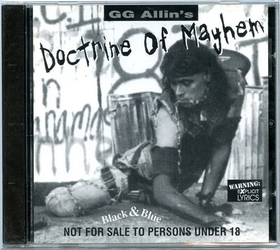 GG ALLIN - Doctrine of Mayhem CD