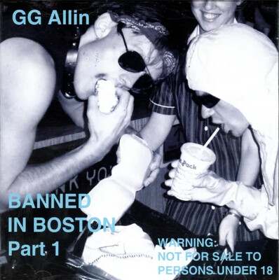 GG ALLIN - Banned In Boston Part 1 CD