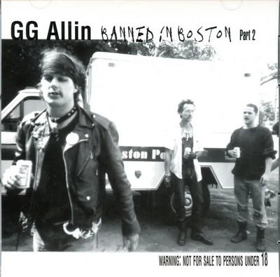 GG ALLIN - Banned In Boston Part 2 CD