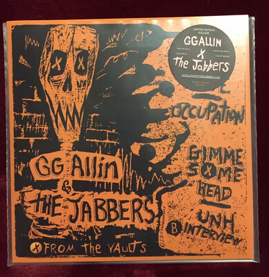 GG ALLIN &amp; THE JABBERS -  Occupation + Gimme Some Head 7" inch