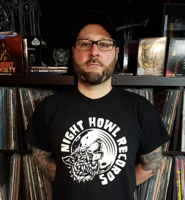 NIGHT HOWL RECORDS LOGO T-SHIRTS