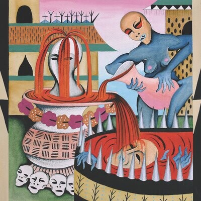 GULCH - Impenetrable Cerebral Fortress (LP) Oxblood &amp; Mint Pinwheel Vinyl