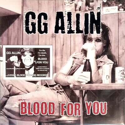 GG ALLIN - Blood For You (7"inch - Transparent Purple/Black Smoke)