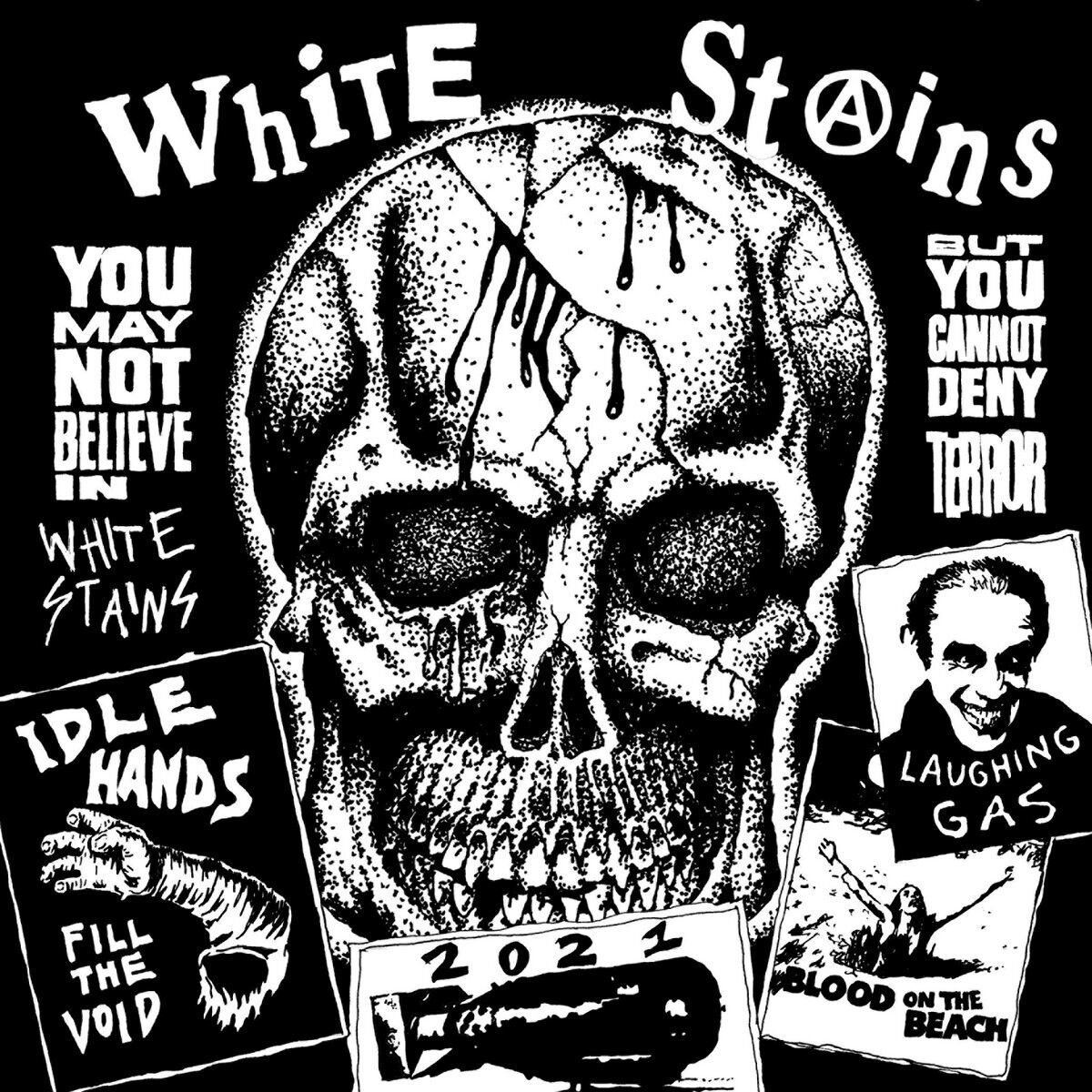 WHITE STAINS - Blood On The Beach (7"inch) Black Vinyl