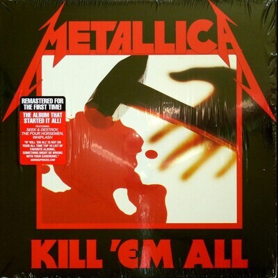 METALLICA – Kill 'Em All LP (Remastered) Black Vinyl