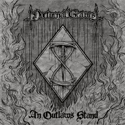 Nocturnal Graves - An Outlaw's Stand LP (Clear & Black Marbled Vinyl)