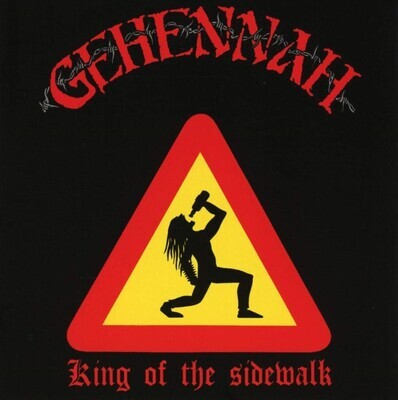 Gehennah – King Of The Sidewalk (Re-issue) LP Transparent 180gram Red/Black Marbled Vinyl
