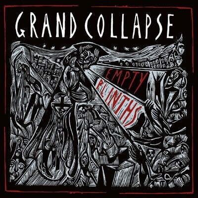 GRAND COLLAPSE – Empty Plinths LP (PINK w/slight Marble Vinyl)
