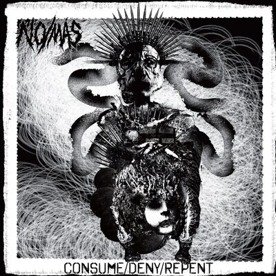 NO/MAS - Consume/Deny/Repent LP (Clear w/Oxblood, Silver &amp; Black Splatter Vinyl)