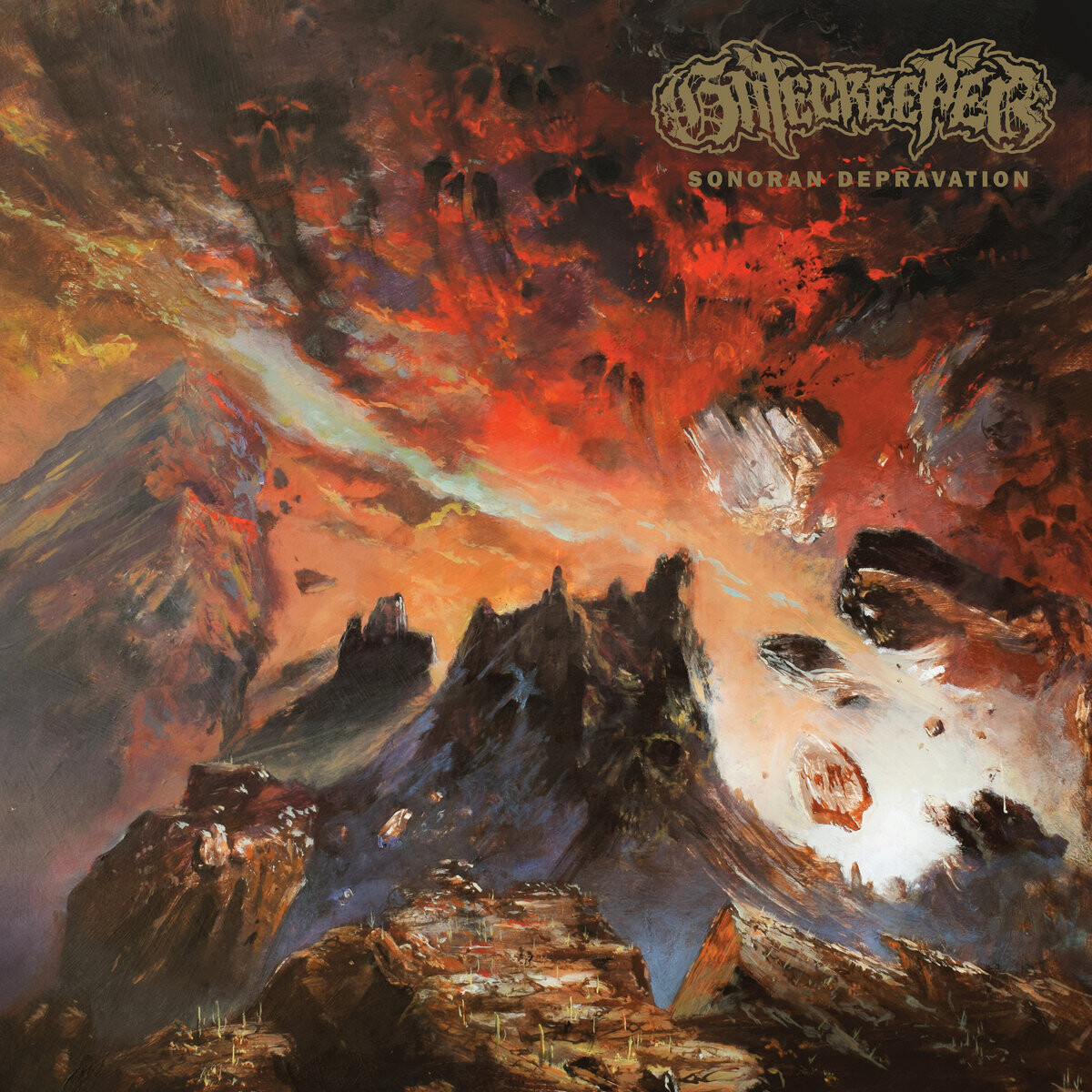 Gatecreeper - Sonoran Depravation LP (Black Ice "Ghosty Effect" Vinyl)