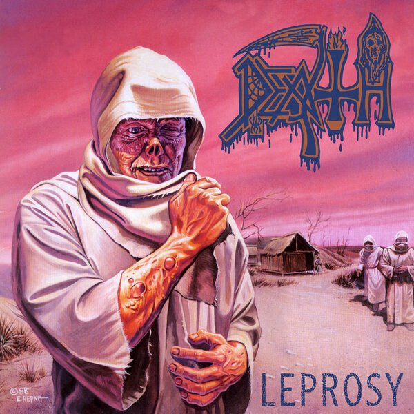 DEATH - Leprosy LP (Re-issue) Solid Orange Vinyl