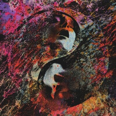 END / CULT LEADER - Gather & Mourn (Split LP) Purple In White w/Splatter -or- Electric Blue w/Splatter Vinyl