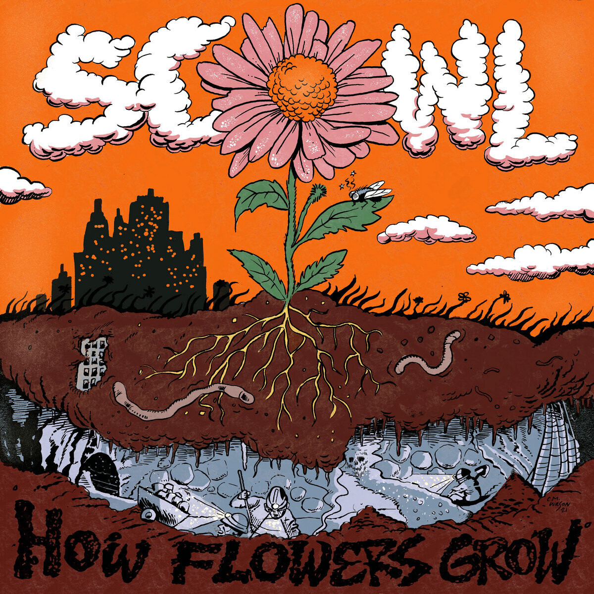 SCOWL - Where Flowers Grow LP (Transparent Green Vinyl)