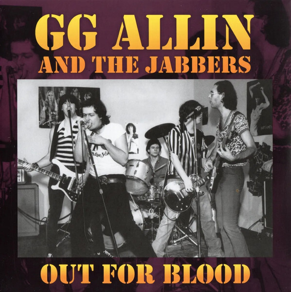 GG ALLIN &amp; The Jabbers - Out For Blood (7" inch) (Opaque Orange Vinyl)