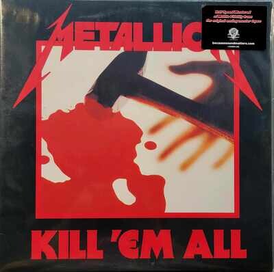 METALLICA - Kill 'Em All LP (2008 Warner Bros. Re-Issue) (Black Vinyl)