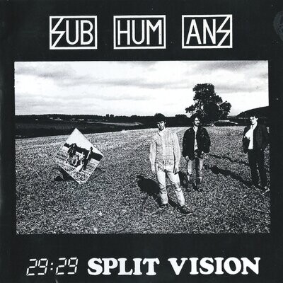 SUBHUMANS – 29:29 Split Vision LP (Transparent Red Vinyl)
