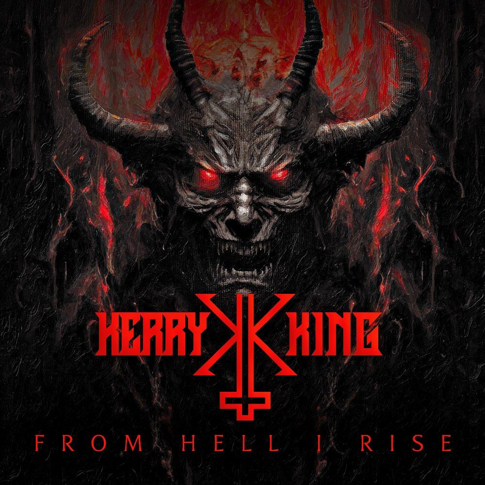 KERRY KING - From Hell I Rise (LP) Dark Red/Orange Marbled Gatefold Vinyl