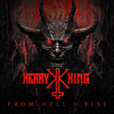 KERRY KING - From Hell I Rise (LP) Dark Red/Orange Marbled Gatefold Vinyl
