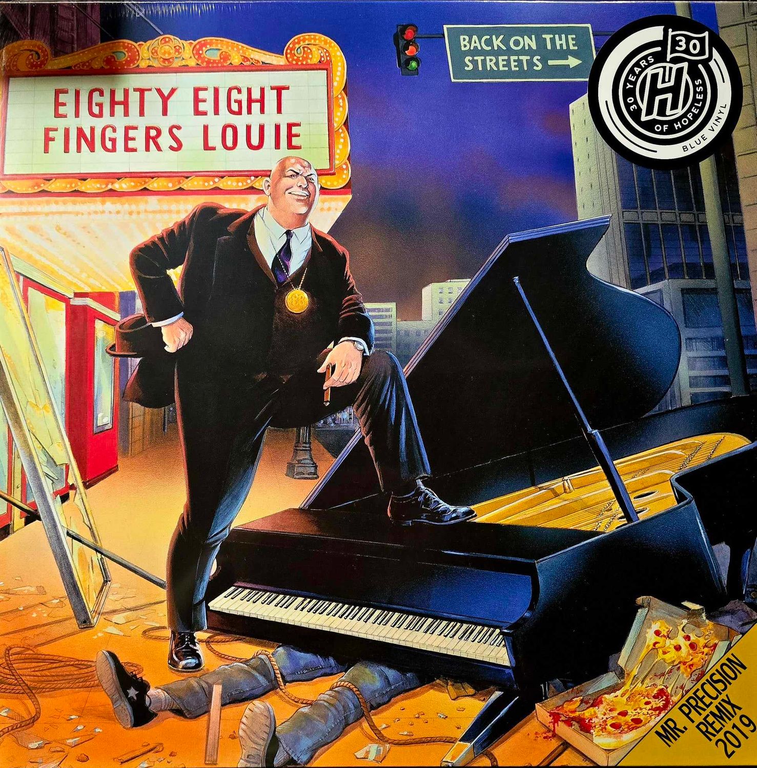 88 FINGERS LOUIE – Back On The Streets (LP) Blue Vinyl