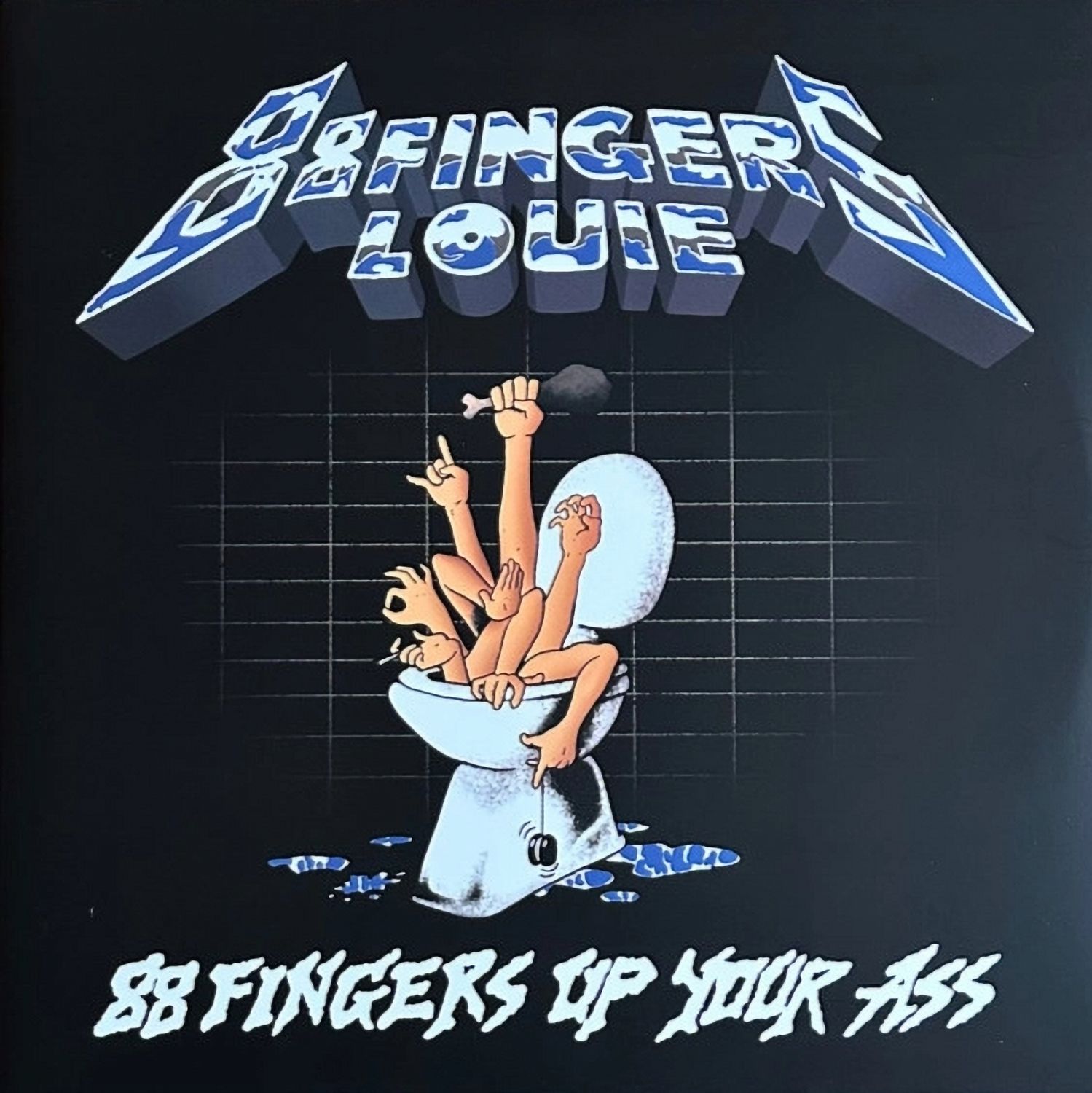 88 FINGERS LOUIE – 88 Fingers Up Your Ass (2XLP) 88 Eye Ball/Chicago Flag Coloured Gatefold Vinyl