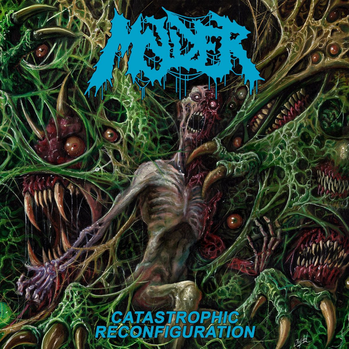 MOLDER - Catastrophic Reconfiguration (LP) &quot;Blue Ooze&quot; Translucent Vinyl
