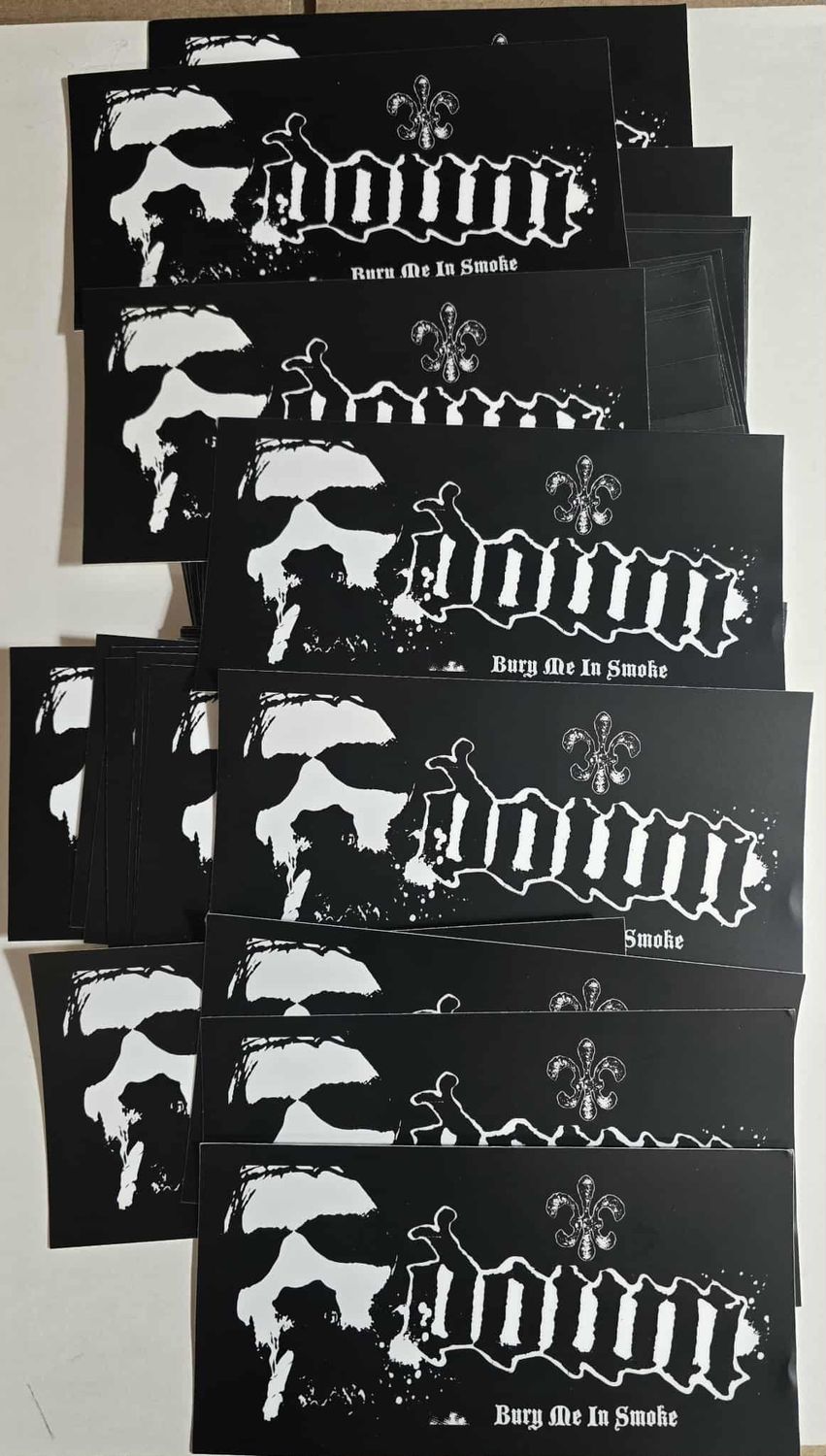 DOWN - "Bury Me In Smoke" Bumper Sticker