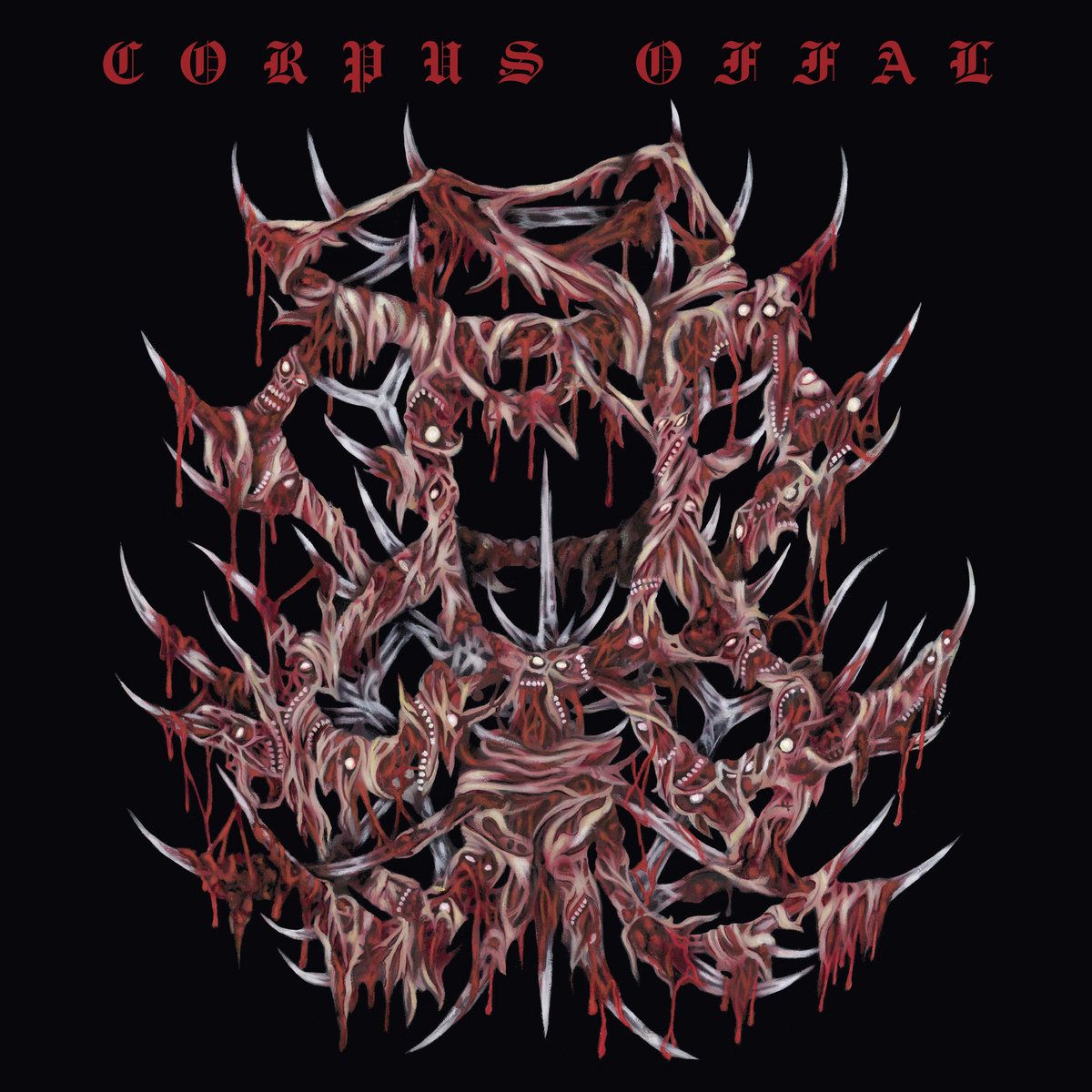 CORPUS OFFAL - (Self-Titled) (LP) Blood/Silver Merge w/Black Splatter