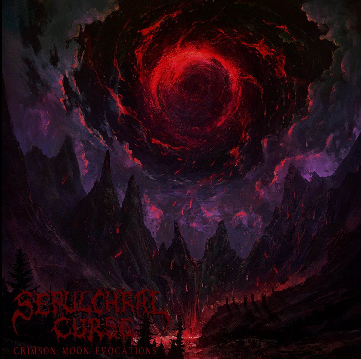 SEPULCHRAL CURSE - Crimson Moon Evocations (LP) Black Vinyl
