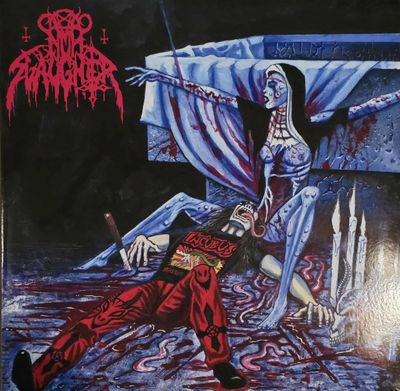 NUNSLAUGHTER / CRUCIFIED MORTALS ‎(Split LP) – Live In Poland (2XLP) Red Gatefold Vinyl