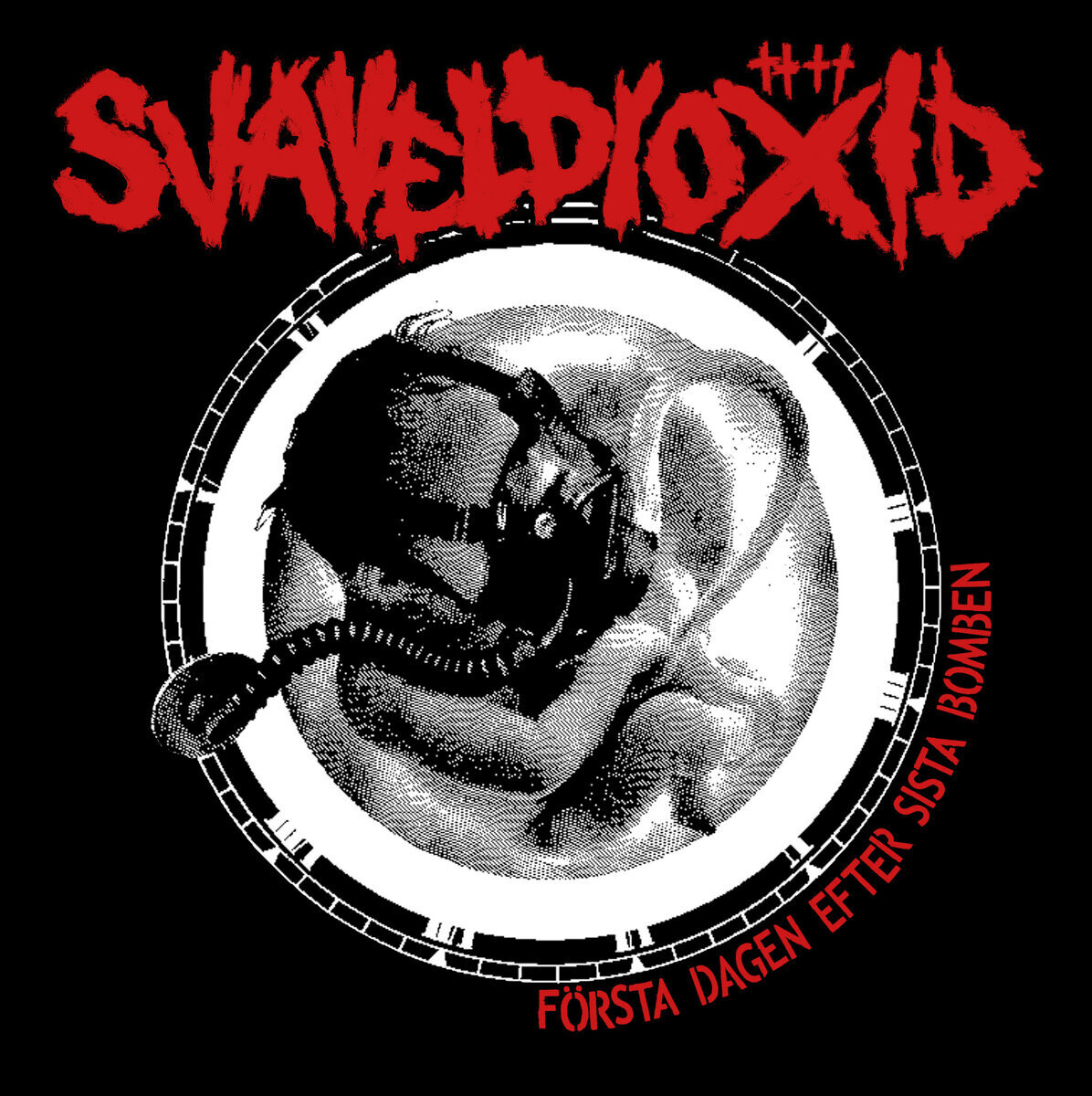 SVAVELDIOXID - Första Dagen Efter Sista Bomben (LP) Black w/Red Blob -or- Red/Black Color in Color Vinyl