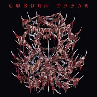 CORPUS OFFAL - (Self-Titled) (LP) Blood/Silver Merge w/Black Splatter Vinyl