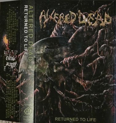 ALTERED DEAD - Returned To Life (CASSETTE TAPE) Transparent Green Shell